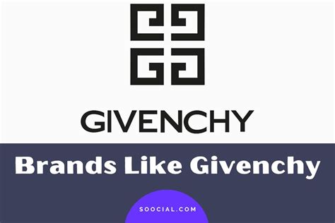 brands similar to givenchy|givenchy brand identity.